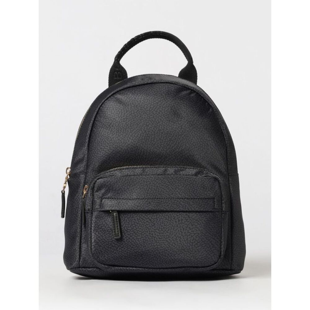 Borbonese Women Rounded Polka Dot Recycled Nylon Borbonese Backpack